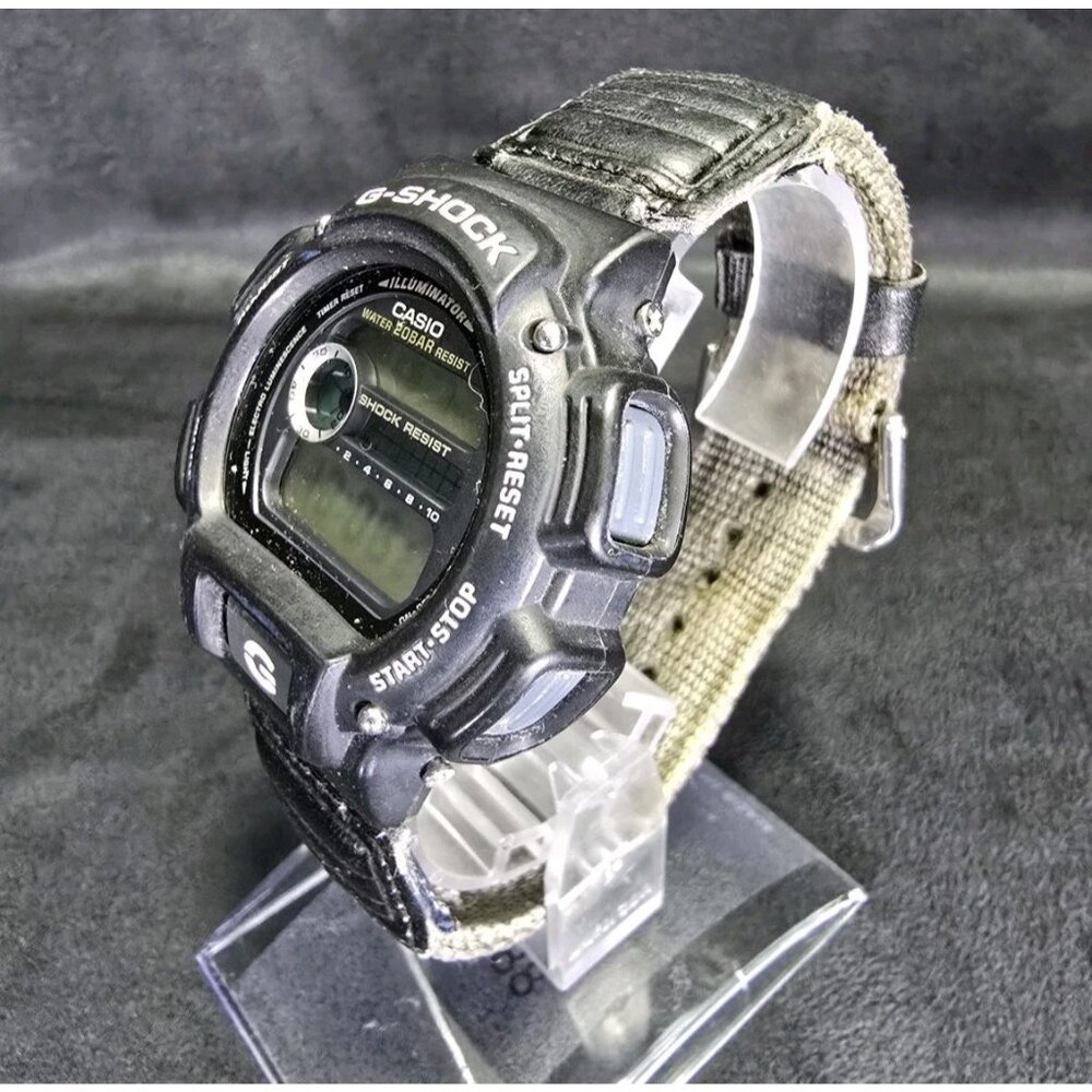Men's Casio DW-9052V Module 3232 Black Resin Digital Watch New Battery